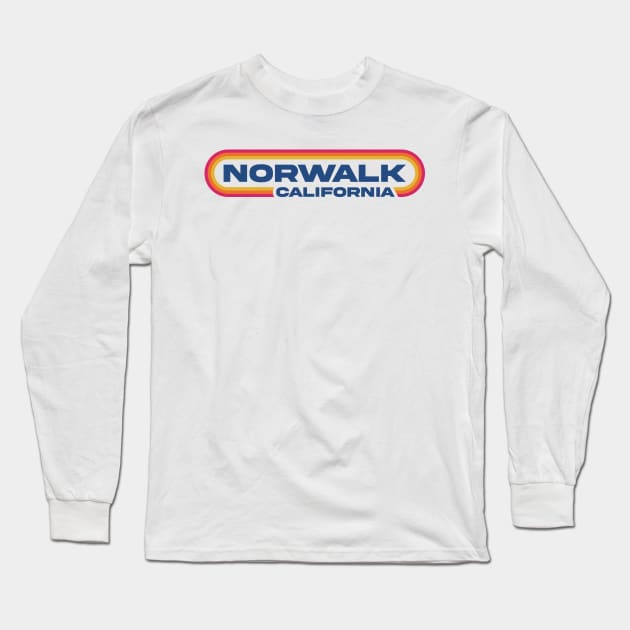 Norwalk California Long Sleeve T-Shirt by Sachpica